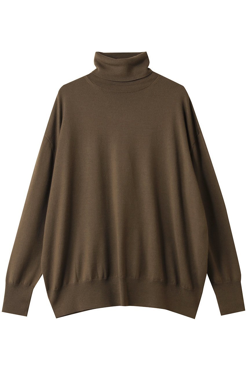 【サクラ/SACRA】のエクストラファインメリノハイネックプルオーバー インテリア・キッズ・メンズ・レディースファッション・服の通販 founy(ファニー) 　ファッション　Fashion　レディースファッション　Fashion for Women　トップス・カットソー　Cut & Sew Tops　ニット　Knit Tops & Sweaters　カジュアルプルオーバー・ニットトップス　Pullovers & Knit Tops / Casual Pullovers　2025年　2025　2025-2026秋冬・A/W　Autumn/Winter 2025–26 AW25–26　なめらか　Smooth, Silky Texture　インナー　Innerwear　タートルネック　Turtleneck, High Neck　今季　This Season, Current Season　A/W・秋冬　Autumn/Winter　ベージュ|ID: prp329100004653957 ipo3291000000033639678