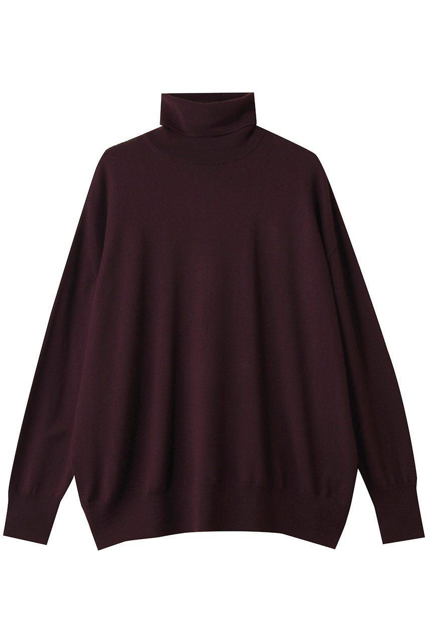 【サクラ/SACRA】のエクストラファインメリノハイネックプルオーバー インテリア・キッズ・メンズ・レディースファッション・服の通販 founy(ファニー) 　ファッション　Fashion　レディースファッション　Fashion for Women　トップス・カットソー　Cut & Sew Tops　ニット　Knit Tops & Sweaters　カジュアルプルオーバー・ニットトップス　Pullovers & Knit Tops / Casual Pullovers　2025年　2025　2025-2026秋冬・A/W　Autumn/Winter 2025–26 AW25–26　なめらか　Smooth, Silky Texture　インナー　Innerwear　タートルネック　Turtleneck, High Neck　今季　This Season, Current Season　A/W・秋冬　Autumn/Winter　バーガンディ|ID: prp329100004653957 ipo3291000000033639679