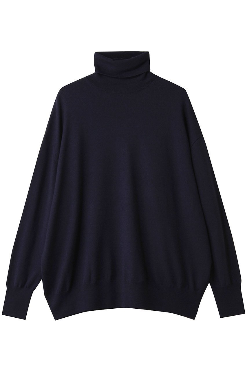 【サクラ/SACRA】のエクストラファインメリノハイネックプルオーバー インテリア・キッズ・メンズ・レディースファッション・服の通販 founy(ファニー) 　ファッション　Fashion　レディースファッション　Fashion for Women　トップス・カットソー　Cut & Sew Tops　ニット　Knit Tops & Sweaters　カジュアルプルオーバー・ニットトップス　Pullovers & Knit Tops / Casual Pullovers　2025年　2025　2025-2026秋冬・A/W　Autumn/Winter 2025–26 AW25–26　なめらか　Smooth, Silky Texture　インナー　Innerwear　タートルネック　Turtleneck, High Neck　今季　This Season, Current Season　A/W・秋冬　Autumn/Winter　ネイビー|ID: prp329100004653957 ipo3291000000033639680