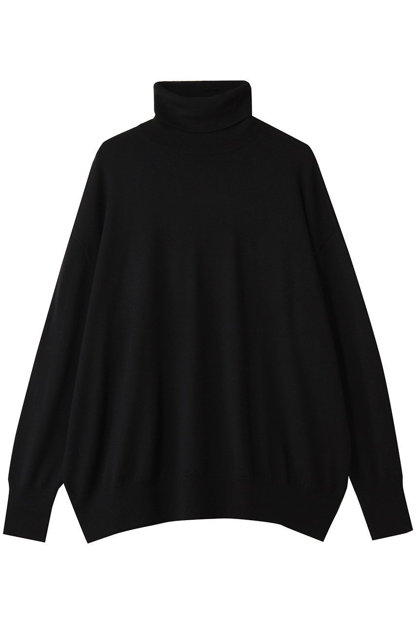 【サクラ/SACRA】のエクストラファインメリノハイネックプルオーバー インテリア・キッズ・メンズ・レディースファッション・服の通販 founy(ファニー) 　ファッション　Fashion　レディースファッション　Fashion for Women　トップス・カットソー　Cut & Sew Tops　ニット　Knit Tops & Sweaters　カジュアルプルオーバー・ニットトップス　Pullovers & Knit Tops / Casual Pullovers　2025年　2025　2025-2026秋冬・A/W　Autumn/Winter 2025–26 AW25–26　なめらか　Smooth, Silky Texture　インナー　Innerwear　タートルネック　Turtleneck, High Neck　今季　This Season, Current Season　A/W・秋冬　Autumn/Winter　ブラック|ID: prp329100004653957 ipo3291000000033639681