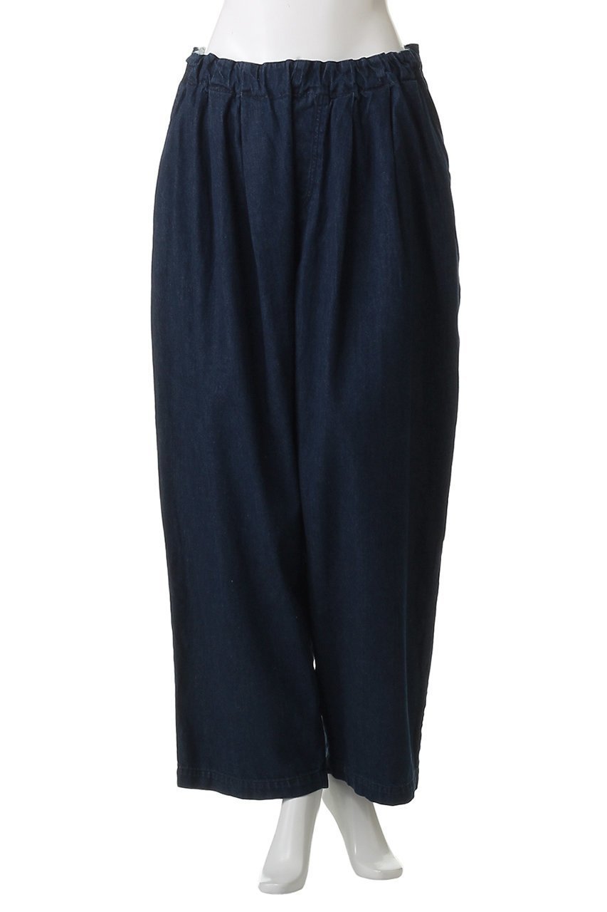 【ミズイロ インド/mizuiro ind】のdenim tucked wide pants パンツ 人気、トレンドファッション・服の通販 founy(ファニー) 　ファッション　Fashion　レディースファッション　Fashion for Women　パンツ　Pants & Trousers　デニムパンツ・ジーンズ・美脚デニム　Denim Jeans & Pants　2025年　2025　2025-2026秋冬・A/W　Autumn/Winter 2025–26 AW25–26　シンプル　Simple, Minimal　デニム　Denim, Jeans Material　バランス　Balance, Style Balance　リラックス　Relax, Relaxed Fit　ワイド　Wide, Wide Fit　A/W・秋冬　Autumn/Winter　other-2|ID: prp329100004653958 ipo3291000000033639691