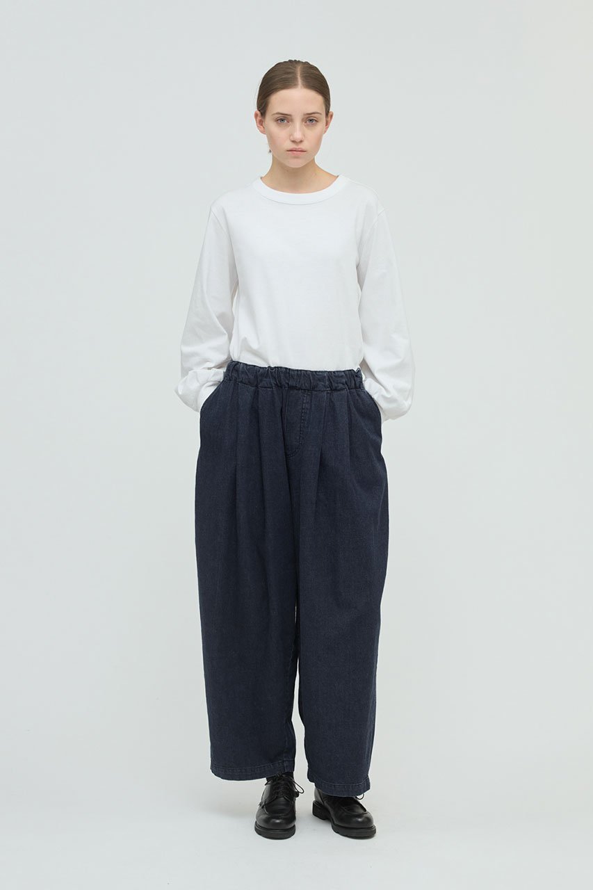 【ミズイロ インド/mizuiro ind】のデニムタックワイドパンツ 人気、トレンドファッション・服の通販 founy(ファニー) 　ファッション　Fashion　レディースファッション　Fashion for Women　パンツ　Pants & Trousers　デニムパンツ・ジーンズ・美脚デニム　Denim Jeans & Pants　シンプル　Simple, Minimal　デニム　Denim, Jeans Material　バランス　Balance, Style Balance　リラックス　Relax, Relaxed Fit　ワイド　Wide, Wide Fit　other-6|ID: prp329100004653958 ipo3291000000035907572
