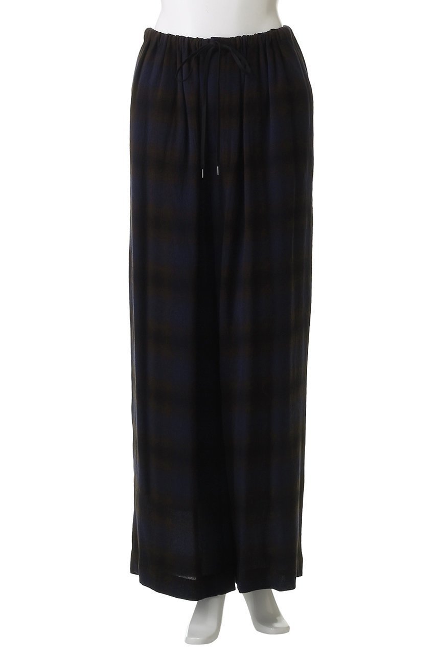 【サクラ/SACRA】のVI/WOオンブレチェックパンツ 人気、トレンドファッション・服の通販 founy(ファニー) 　ファッション　Fashion　レディースファッション　Fashion for Women　パンツ　Pants & Trousers　2025年　2025　2025-2026秋冬・A/W　Autumn/Winter 2025–26 AW25–26　イタリア　Italy　チェック　Check, Plaid, Tartan　ドレープ　Drape, Draping Fabric　別注　Limited Edition, Custom Order　A/W・秋冬　Autumn/Winter　other-2|ID: prp329100004653959 ipo3291000000033639697