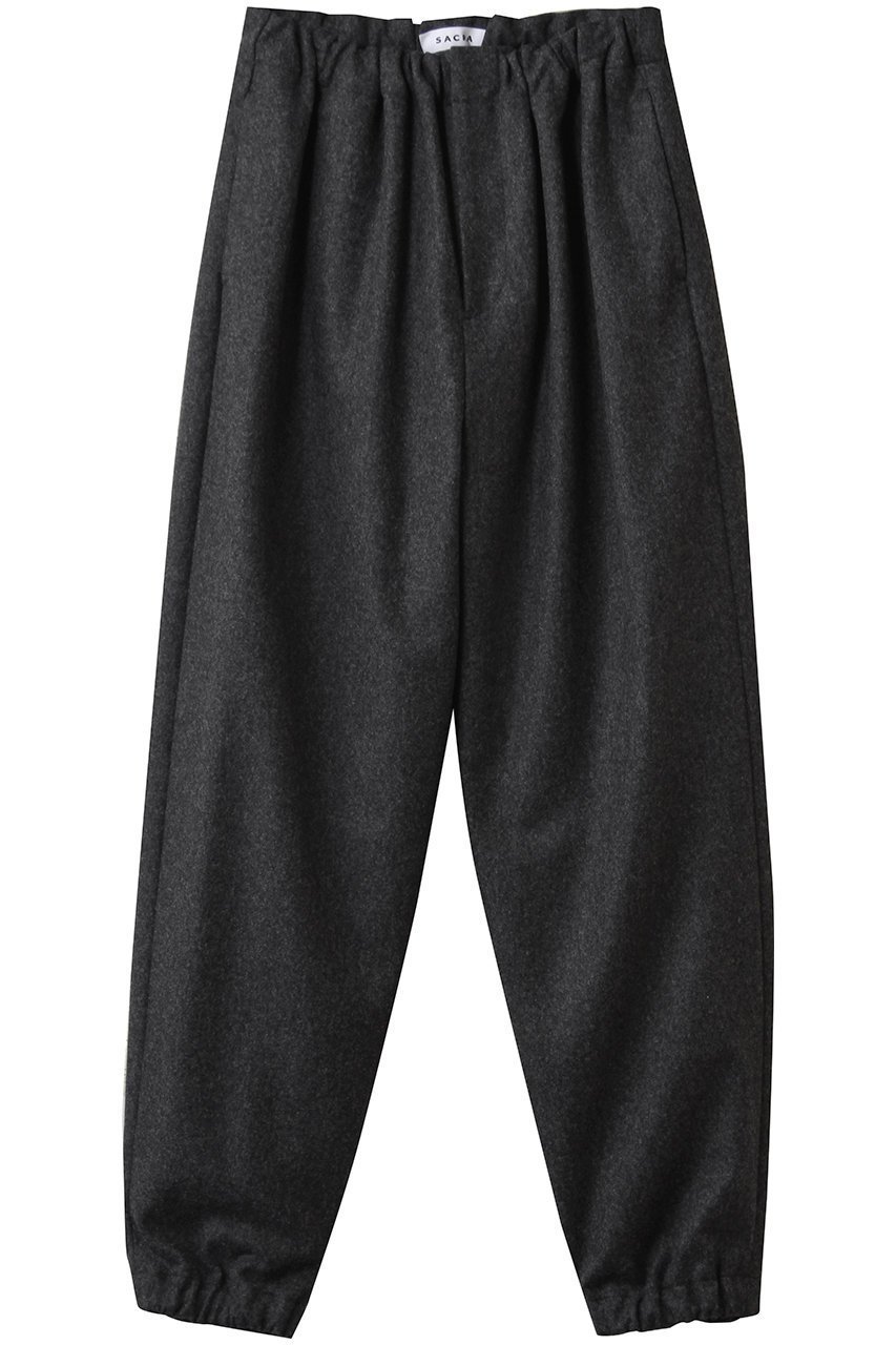 【サクラ/SACRA】のクラシックフラノパンツ 人気、トレンドファッション・服の通販 founy(ファニー) 　ファッション　Fashion　レディースファッション　Fashion for Women　パンツ　Pants & Trousers　2025年　2025　2025-2026秋冬・A/W　Autumn/Winter 2025–26 AW25–26　テーパード　Tapered, Tapered Pants　ドローストリング　Drawstring, Pull Cord　リラックス　Relax, Relaxed Fit　A/W・秋冬　Autumn/Winter　 other-1|ID: prp329100004653960 ipo3291000000033639704