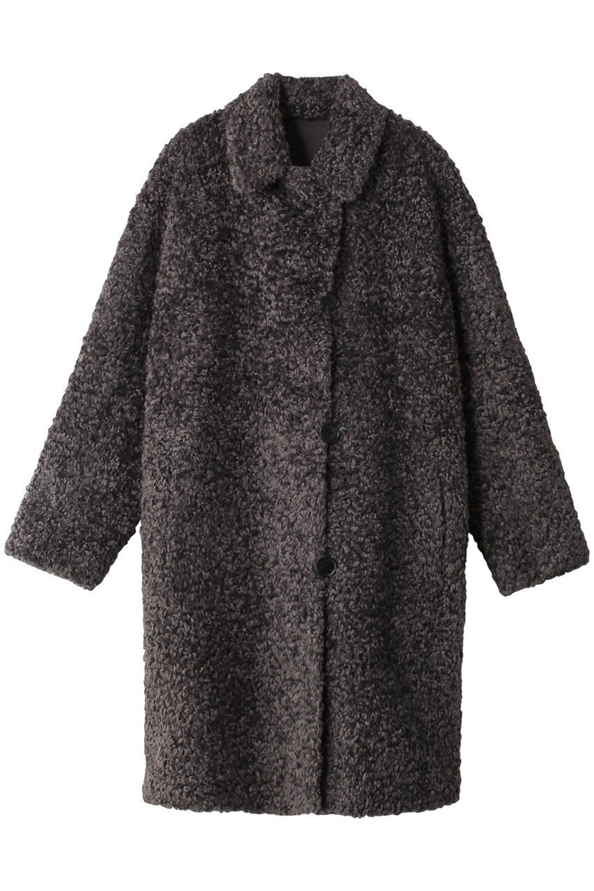 【リナージオ/LIGNAGGIO】のフェイクファー 巻毛タイプ1枚仕立てコート 人気、トレンドファッション・服の通販 founy(ファニー) 　ファッション　Fashion　レディースファッション　Fashion for Women　アウター　Coat / Outerwear Collection　コート・ロングコート・ピーコート　Long Coats, Peacoats & More　ショート　Short, Short Length　シンプル　Simple, Minimal　フェイクファー　Faux Fur, Imitation Fur　モコモコ　Fuzzy, Fluffy　再入荷　Restock / Back in Stock　 other-1|ID: prp329100004654985 ipo3291000000033661617