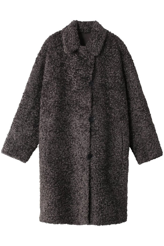 【リナージオ/LIGNAGGIO】のフェイクファー 巻毛タイプ1枚仕立てコート インテリア・キッズ・メンズ・レディースファッション・服の通販 founy(ファニー) https://founy.com/ ファッション Fashion レディースファッション Fashion for Women アウター Coat / Outerwear Collection コート・ロングコート・ピーコート Long Coats, Peacoats & More ショート Short, Short Length シンプル Simple, Minimal フェイクファー Faux Fur, Imitation Fur モコモコ Fuzzy, Fluffy 再入荷 Restock / Back in Stock |ID: prp329100004654985 ipo3291000000035817400