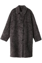 【リナージオ/LIGNAGGIO】のフェイクファー 巻毛タイプ1枚仕立てコート ダークグレー|ID: prp329100004654985 ipo3291000000035817402