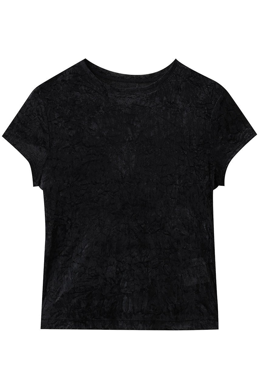 【スタニングルアー/STUNNING LURE】のフロッキーベロアトップス インテリア・キッズ・メンズ・レディースファッション・服の通販 founy(ファニー) ファッション Fashion レディースファッション Fashion for Women トップス・カットソー Cut & Sew Tops シャツ・ブラウス・オフィスカジュアル Elegant Blouses & Button-Ups ロングTシャツ・Tシャツ Longline T-Shirts & Tees カットソー・ベーシックTシャツ Cut-and-Sewn Tops / Stretch Tees & Basics ベロアトップス Velour Tops / Velvet-Look Items キャミワンピース Cami Dress, Slip Dress コンパクト Compact, Small Size サロペット Overalls, Salopette シアー Sheer, See-Through スリーブ Sleeve, Long Sleeve / Short Sleeve ハーフ Half, Half-Length ロング Long, Long-Length ブラック|ID: prp329100004655001 ipo3291000000035817479