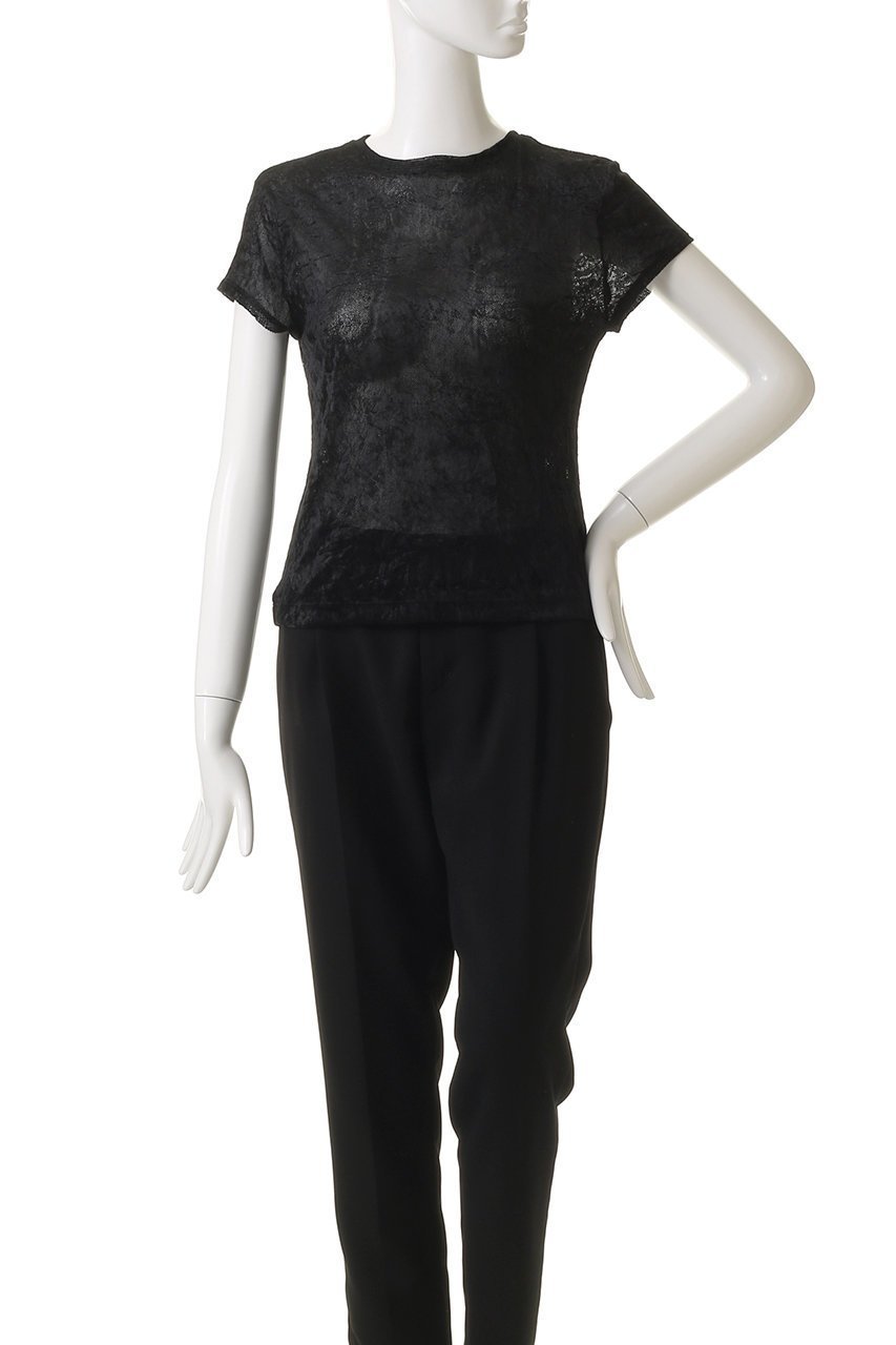 【スタニングルアー/STUNNING LURE】のフロッキーベロアトップス 人気、トレンドファッション・服の通販 founy(ファニー) ファッション Fashion レディースファッション Fashion for Women トップス・カットソー Cut & Sew Tops シャツ・ブラウス・オフィスカジュアル Elegant Blouses & Button-Ups ロングTシャツ・Tシャツ Longline T-Shirts & Tees カットソー・ベーシックTシャツ Cut-and-Sewn Tops / Stretch Tees & Basics ベロアトップス Velour Tops / Velvet-Look Items キャミワンピース Cami Dress, Slip Dress コンパクト Compact, Small Size サロペット Overalls, Salopette シアー Sheer, See-Through スリーブ Sleeve, Long Sleeve / Short Sleeve ハーフ Half, Half-Length ロング Long, Long-Length other-2|ID: prp329100004655001 ipo3291000000035817481