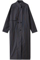 【スタニングルアー/STUNNING LURE】の【9/3 11:00販売開始】Waltz ギンガムチェックコクーンコート ネイビー|ID: prp329100004655003 ipo3291000000033661805