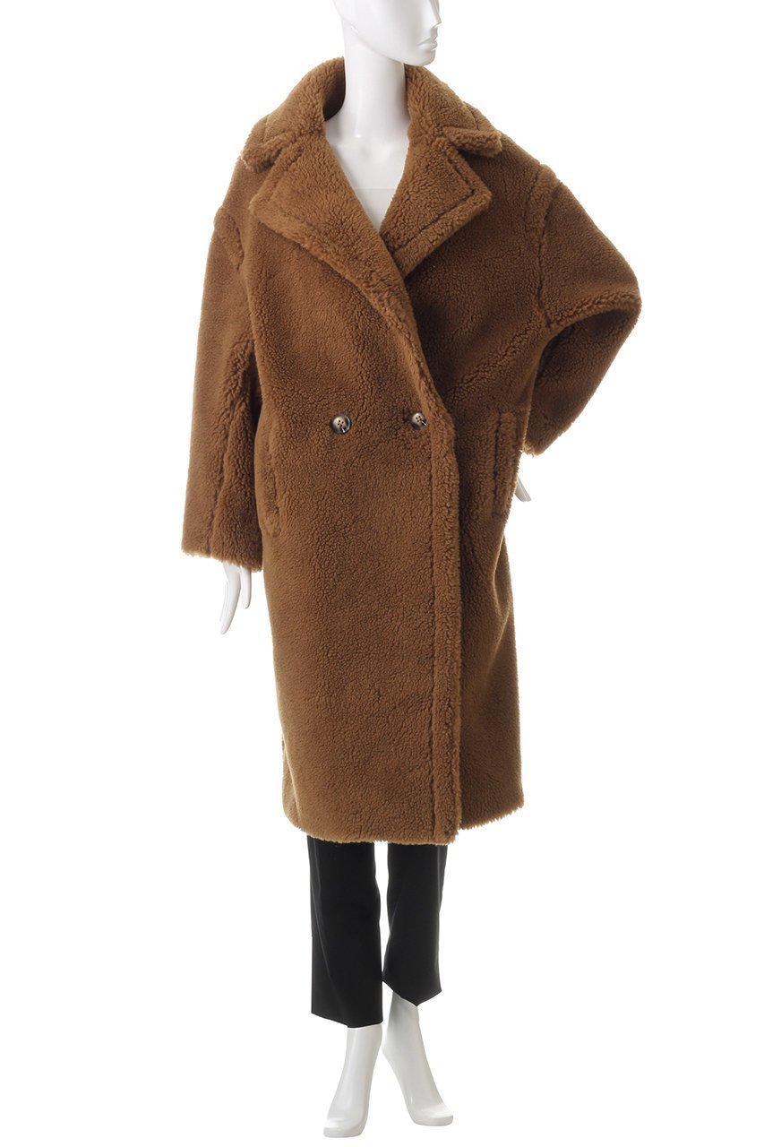 【リナージオ/LIGNAGGIO】のボリュームボアコート 人気、トレンドファッション・服の通販 founy(ファニー) 　ファッション　Fashion　レディースファッション　Fashion for Women　アウター　Coat / Outerwear Collection　コート・ロングコート・ピーコート　Long Coats, Peacoats & More　カッティング　Cutting Detail　ショート　Short, Short Length　シンプル　Simple, Minimal　モコモコ　Fuzzy, Fluffy　エレガント 上品　Elegant　再入荷　Restock / Back in Stock　other-2|ID: prp329100004655006 ipo3291000000033661885