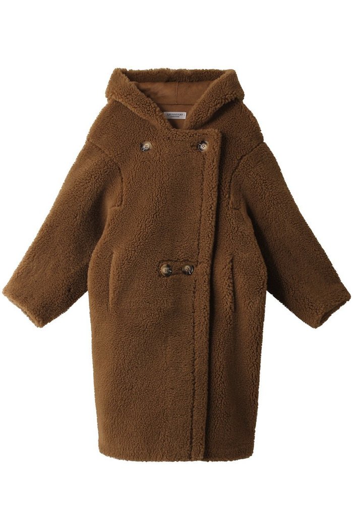 【リナージオ/LIGNAGGIO】のウール混ボア フードコート インテリア・キッズ・メンズ・レディースファッション・服の通販 founy(ファニー) https://founy.com/ ファッション Fashion レディースファッション Fashion for Women アウター Coat / Outerwear Collection コート・ロングコート・ピーコート Long Coats, Peacoats & More ショート Short, Short Length シンプル Simple, Minimal モコモコ Fuzzy, Fluffy |ID: prp329100004655007 ipo3291000000033661891