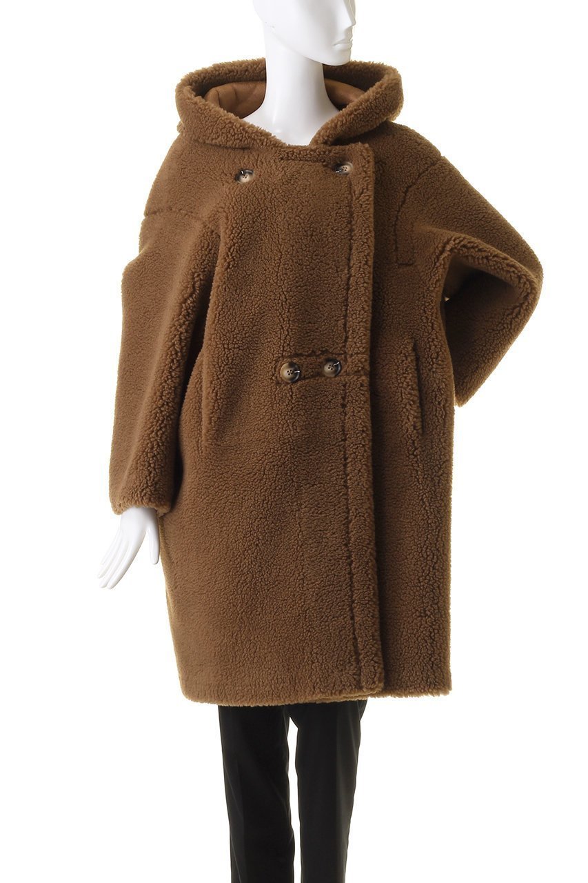 【リナージオ/LIGNAGGIO】のウール混ボア フードコート 人気、トレンドファッション・服の通販 founy(ファニー) 　ファッション　Fashion　レディースファッション　Fashion for Women　アウター　Coat / Outerwear Collection　コート・ロングコート・ピーコート　Long Coats, Peacoats & More　ショート　Short, Short Length　シンプル　Simple, Minimal　モコモコ　Fuzzy, Fluffy　再入荷　Restock / Back in Stock　other-2|ID: prp329100004655007 ipo3291000000033661898