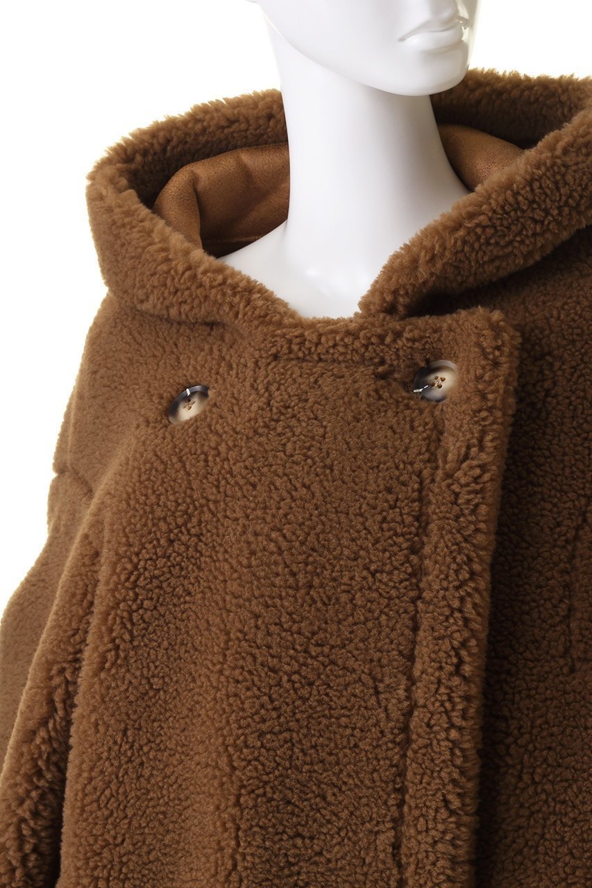 【リナージオ/LIGNAGGIO】のウール混ボア フードコート 人気、トレンドファッション・服の通販 founy(ファニー) 　ファッション　Fashion　レディースファッション　Fashion for Women　アウター　Coat / Outerwear Collection　コート・ロングコート・ピーコート　Long Coats, Peacoats & More　ショート　Short, Short Length　シンプル　Simple, Minimal　モコモコ　Fuzzy, Fluffy　再入荷　Restock / Back in Stock　other-5|ID: prp329100004655007 ipo3291000000033661902