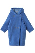 【リナージオ/LIGNAGGIO】のウール混ボア フードコート ブルー|ID:prp329100004655007