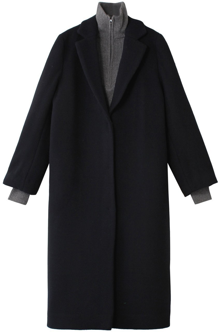 【リムアーク/RIM.ARK】のArrange knit set tailored CT/コート 人気、トレンドファッション・服の通販 founy(ファニー) 　ファッション　Fashion　レディースファッション　Fashion for Women　アウター　Coat / Outerwear Collection　コート・ロングコート・ピーコート　Long Coats, Peacoats & More　ショート　Short, Short Length　シンプル　Simple, Minimal　チェスターコート　Chester Coat, Long Coat　ベーシック　Basic, Essential　ロング　Long, Long-Length　 other-1|ID: prp329100004655009 ipo3291000000033661905