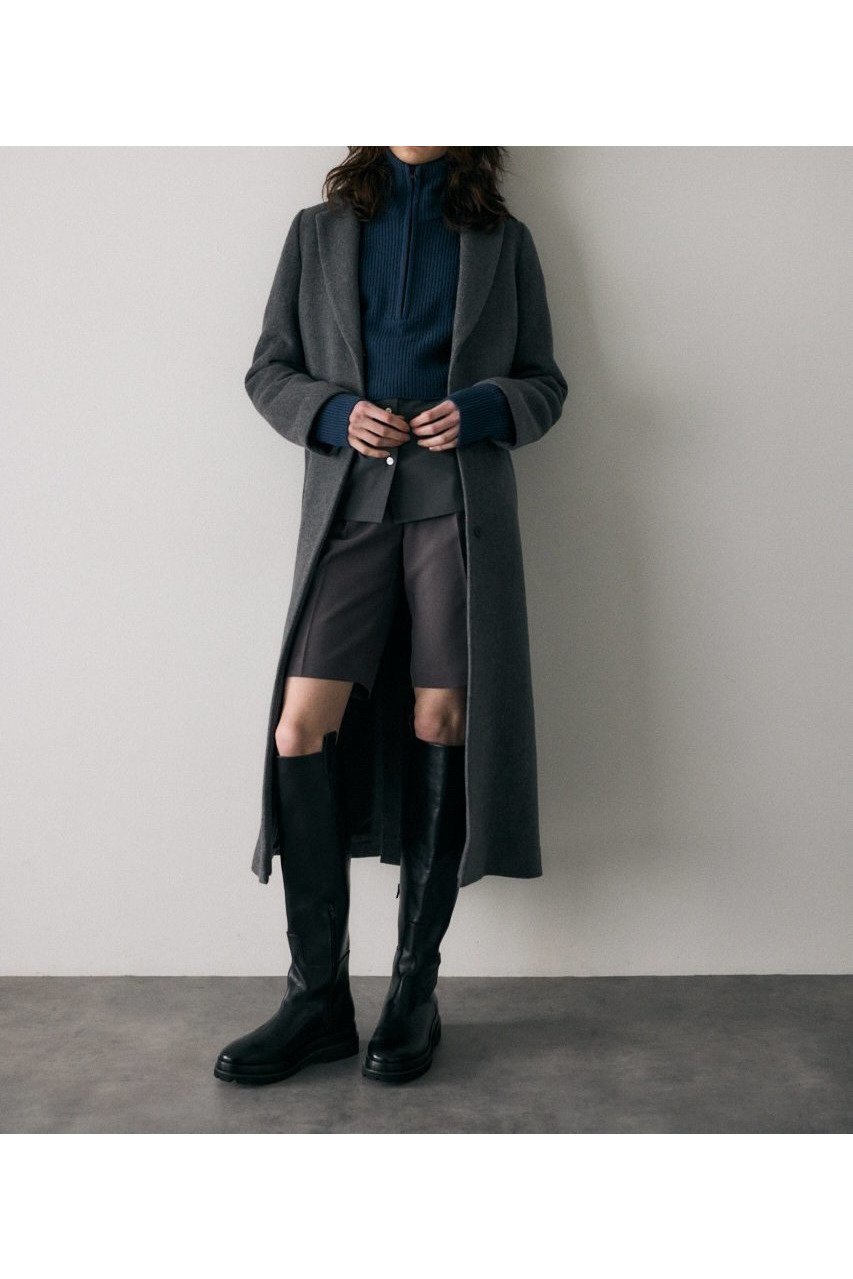 【リムアーク/RIM.ARK】のArrange knit set tailored CT/コート 人気、トレンドファッション・服の通販 founy(ファニー) 　ファッション　Fashion　レディースファッション　Fashion for Women　アウター　Coat / Outerwear Collection　コート・ロングコート・ピーコート　Long Coats, Peacoats & More　ショート　Short, Short Length　シンプル　Simple, Minimal　チェスターコート　Chester Coat, Long Coat　ベーシック　Basic, Essential　ロング　Long, Long-Length　other-8|ID: prp329100004655009 ipo3291000000033661918