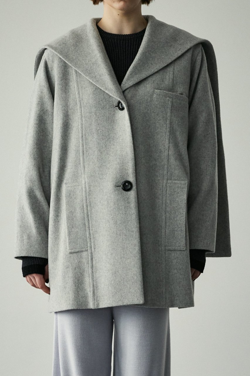 【リムアーク/RIM.ARK】のSailor collar design CT/コート 人気、トレンドファッション・服の通販 founy(ファニー) 　ファッション　Fashion　レディースファッション　Fashion for Women　アウター　Coat / Outerwear Collection　コート・ロングコート・ピーコート　Long Coats, Peacoats & More　ショート　Short, Short Length　冬　Winter / This Winter　other-5|ID: prp329100004655011 ipo3291000000033661927