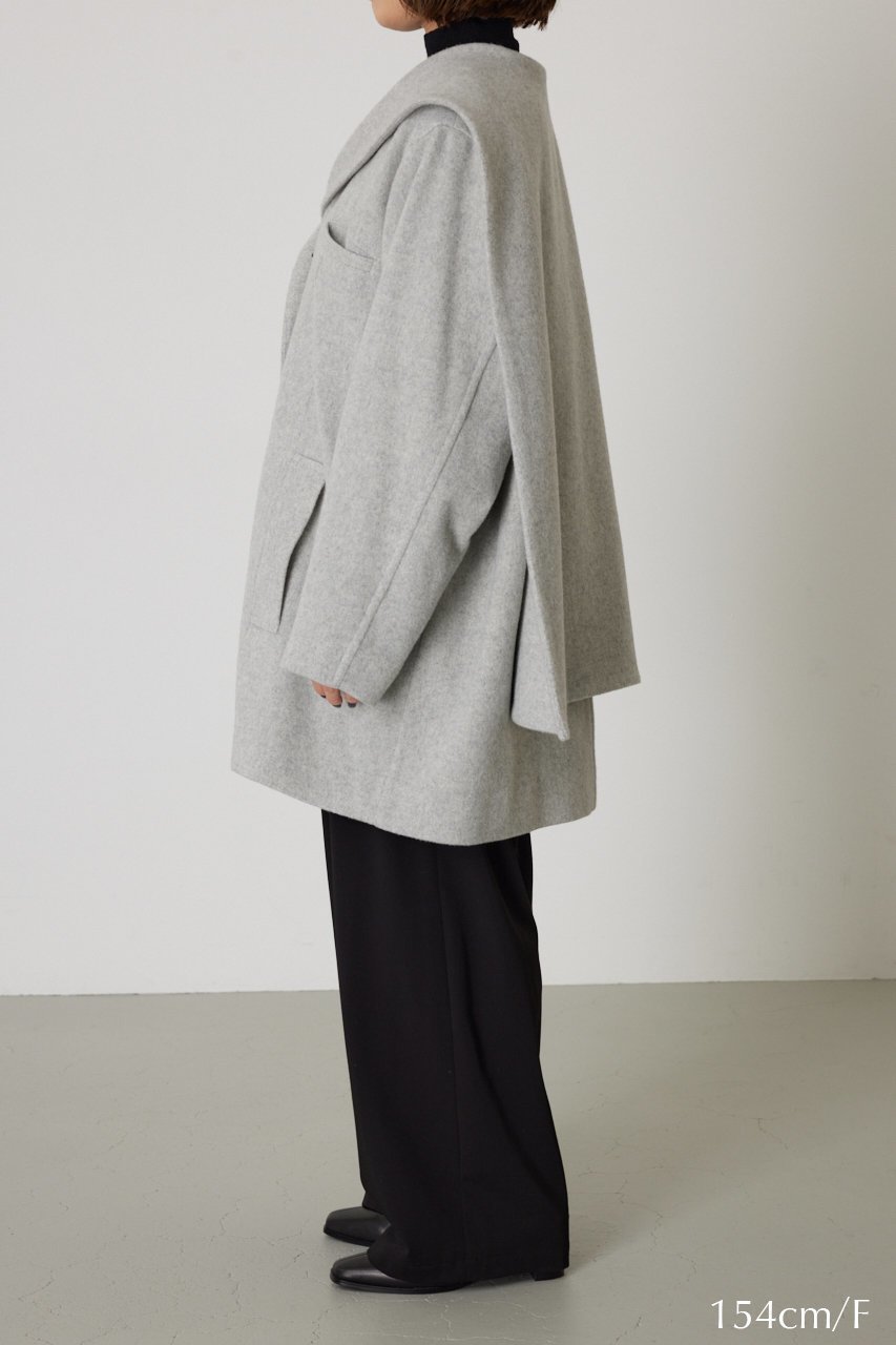 【リムアーク/RIM.ARK】のSailor collar design CT/コート 人気、トレンドファッション・服の通販 founy(ファニー) 　ファッション　Fashion　レディースファッション　Fashion for Women　アウター　Coat / Outerwear Collection　コート・ロングコート・ピーコート　Long Coats, Peacoats & More　ショート　Short, Short Length　冬　Winter / This Winter　other-7|ID: prp329100004655011 ipo3291000000033661930