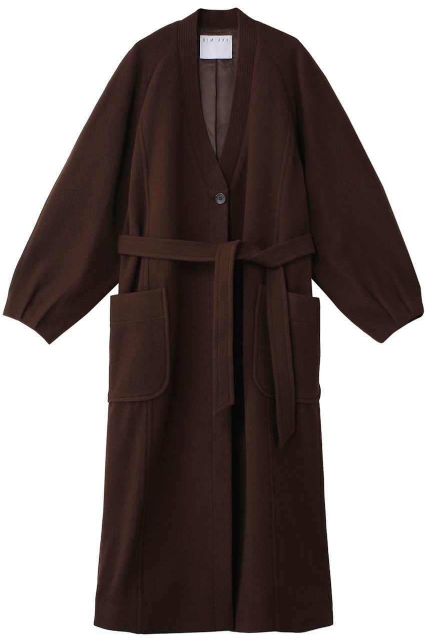 【リムアーク/RIM.ARK】のBig pocket raglan coatigan/コーディガン インテリア・キッズ・メンズ・レディースファッション・服の通販 founy(ファニー) 　ファッション　Fashion　レディースファッション　Fashion for Women　アウター　Coat / Outerwear Collection　コート・ロングコート・ピーコート　Long Coats, Peacoats & More　カーディガン　Cardigan, Knitwear　コーディガン　Coatigan, Knit Coat　スリーブ　Sleeve, Long Sleeve / Short Sleeve　ポケット　Pocket, Pocket Detail　リラックス　Relax, Relaxed Fit　ロング　Long, Long-Length　軽量　Lightweight, Ultra Light　ブラウン|ID: prp329100004655013 ipo3291000000035136546