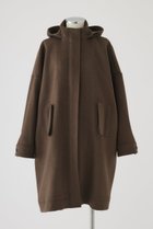 【リムアーク/RIM.ARK】のWool hoodie over CT/コート ブラウン|ID:prp329100004655015