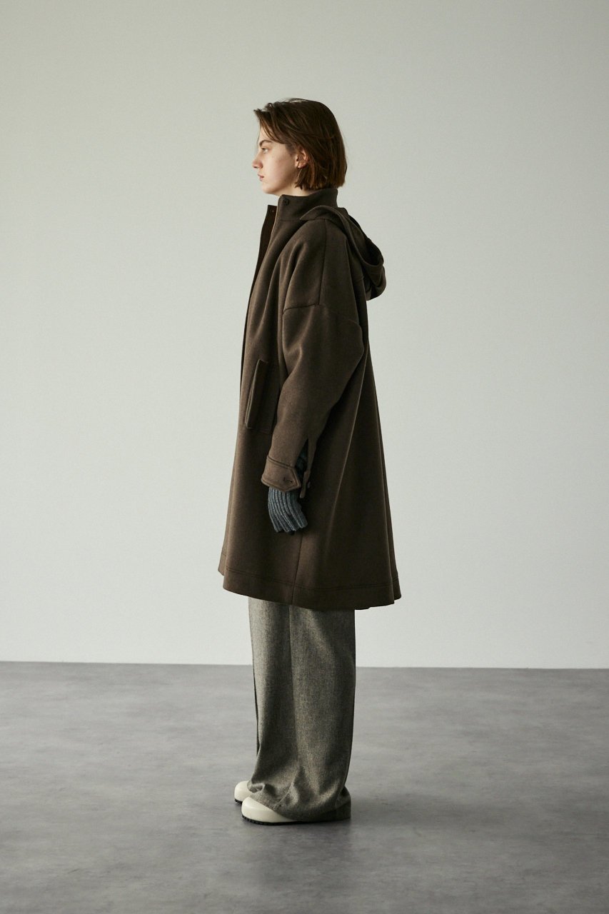 【リムアーク/RIM.ARK】のWool hoodie over CT/コート 人気、トレンドファッション・服の通販 founy(ファニー) 　ファッション　Fashion　レディースファッション　Fashion for Women　アウター　Coat / Outerwear Collection　コート・ロングコート・ピーコート　Long Coats, Peacoats & More　イタリア　Italy　ジップ　Zip, Zipper　バランス　Balance, Style Balance　メルトン　Melton, Heavy Wool　モダン　Modern, Contemporary　ラグジュアリー　Luxury, Elegant　ロング　Long, Long-Length　軽量　Lightweight, Ultra Light　other-4|ID: prp329100004655015 ipo3291000000035136563