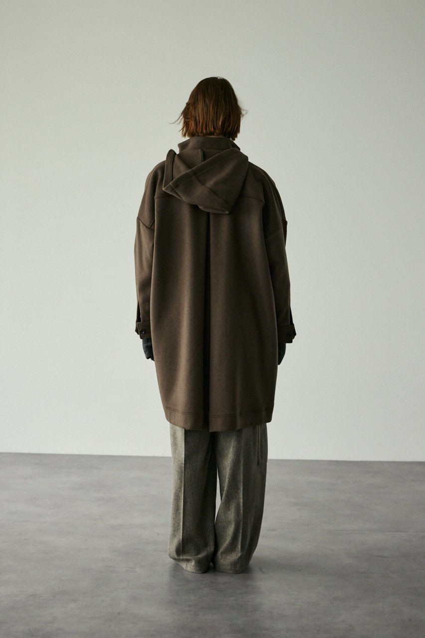 【リムアーク/RIM.ARK】のWool hoodie over CT/コート 人気、トレンドファッション・服の通販 founy(ファニー) 　ファッション　Fashion　レディースファッション　Fashion for Women　アウター　Coat / Outerwear Collection　コート・ロングコート・ピーコート　Long Coats, Peacoats & More　イタリア　Italy　ジップ　Zip, Zipper　バランス　Balance, Style Balance　メルトン　Melton, Heavy Wool　モダン　Modern, Contemporary　ラグジュアリー　Luxury, Elegant　ロング　Long, Long-Length　軽量　Lightweight, Ultra Light　other-5|ID: prp329100004655015 ipo3291000000035136564