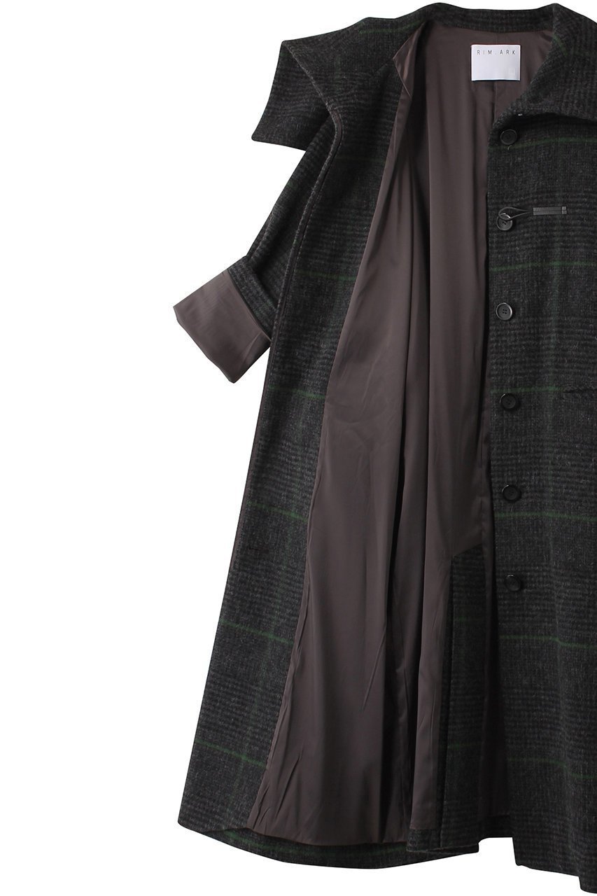 【リムアーク/RIM.ARK】のOriginal plaid toggle CT/コート 人気、トレンドファッション・服の通販 founy(ファニー) 　ファッション　Fashion　レディースファッション　Fashion for Women　アウター　Coat / Outerwear Collection　コート・ロングコート・ピーコート　Long Coats, Peacoats & More　チェック　Check, Plaid, Tartan　ロング　Long, Long-Length　軽量　Lightweight, Ultra Light　other-6|ID: prp329100004655017 ipo3291000000033661971