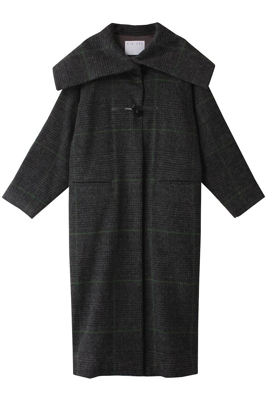 【リムアーク/RIM.ARK】のOriginal plaid toggle CT/コート インテリア・キッズ・メンズ・レディースファッション・服の通販 founy(ファニー) 　ファッション　Fashion　レディースファッション　Fashion for Women　アウター　Coat / Outerwear Collection　コート・ロングコート・ピーコート　Long Coats, Peacoats & More　チェック　Check, Plaid, Tartan　ロング　Long, Long-Length　軽量　Lightweight, Ultra Light　マルチカラー|ID: prp329100004655017 ipo3291000000035136481