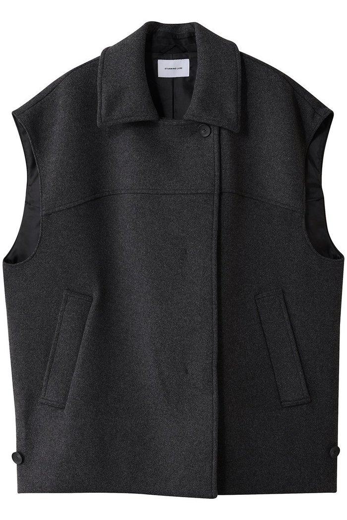 【スタニングルアー/STUNNING LURE】のrメルトンコクーンベスト インテリア・キッズ・メンズ・レディースファッション・服の通販 founy(ファニー) https://founy.com/ ファッション Fashion レディースファッション Fashion for Women アウター Coat / Outerwear Collection レディースジャケット・軽アウター Jackets ジャケット Jacket, Outerwear スウェット / スエット Sweatshirt, Sweatwear ベスト Vest, Waistcoat メルトン Melton, Heavy Wool A/W・秋冬 Autumn/Winter |ID: prp329100004655019 ipo3291000000035694579
