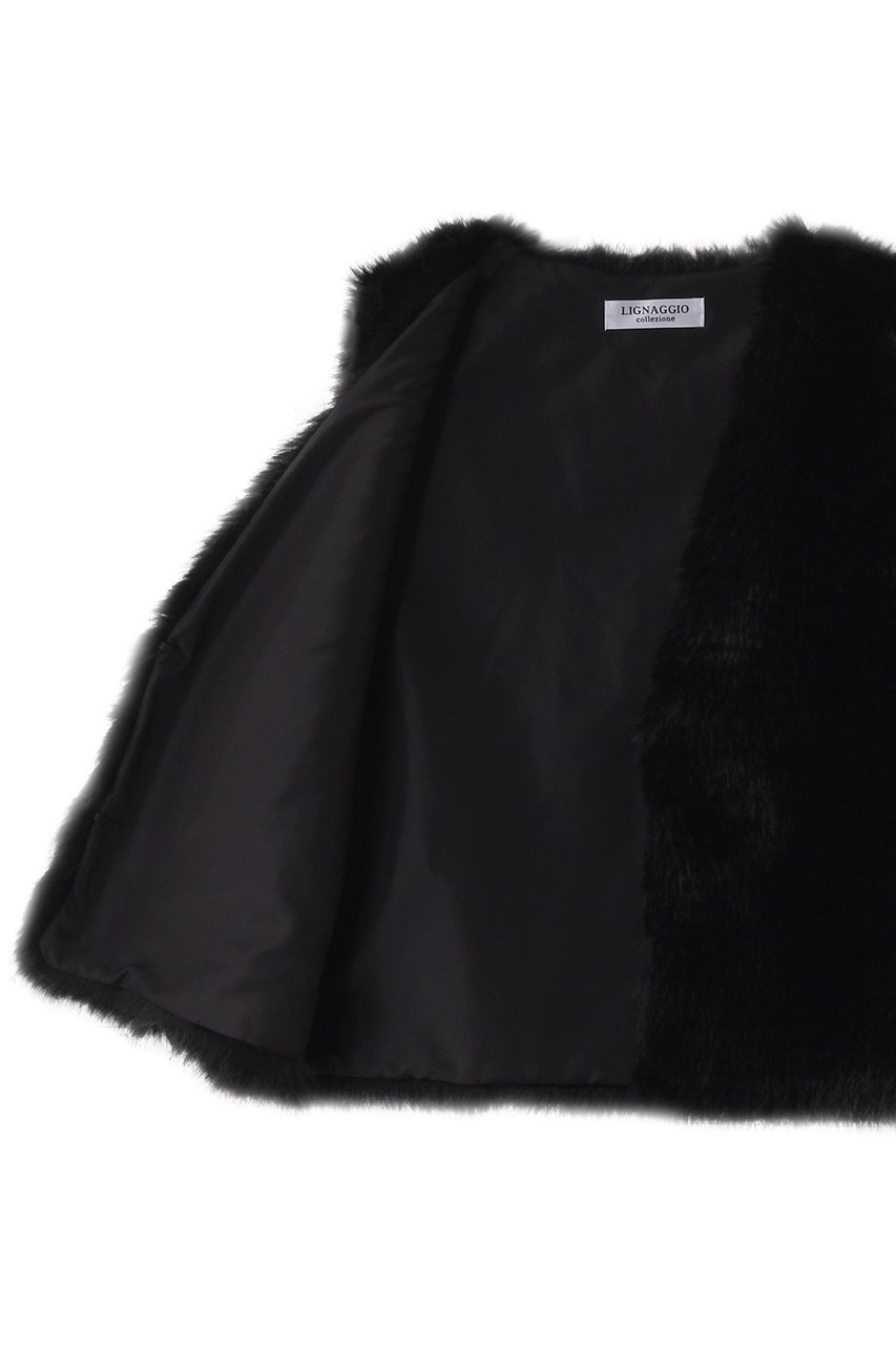 【リナージオ/LIGNAGGIO】のフワフワフェイクファージレ 人気、トレンドファッション・服の通販 founy(ファニー) 　ファッション　Fashion　レディースファッション　Fashion for Women　アウター　Coat / Outerwear Collection　レディースジャケット・軽アウター　Jackets　コンパクト　Compact, Small Size　シンプル　Simple, Minimal　ジャケット　Jacket, Outerwear　トレンド　Trend, Trending Now　パーティ　Party, Party Style　フェイクファー　Faux Fur, Imitation Fur　ベスト　Vest, Waistcoat　ベーシック　Basic, Essential　再入荷　Restock / Back in Stock　A/W・秋冬　Autumn/Winter　other-6|ID: prp329100004655024 ipo3291000000033662068