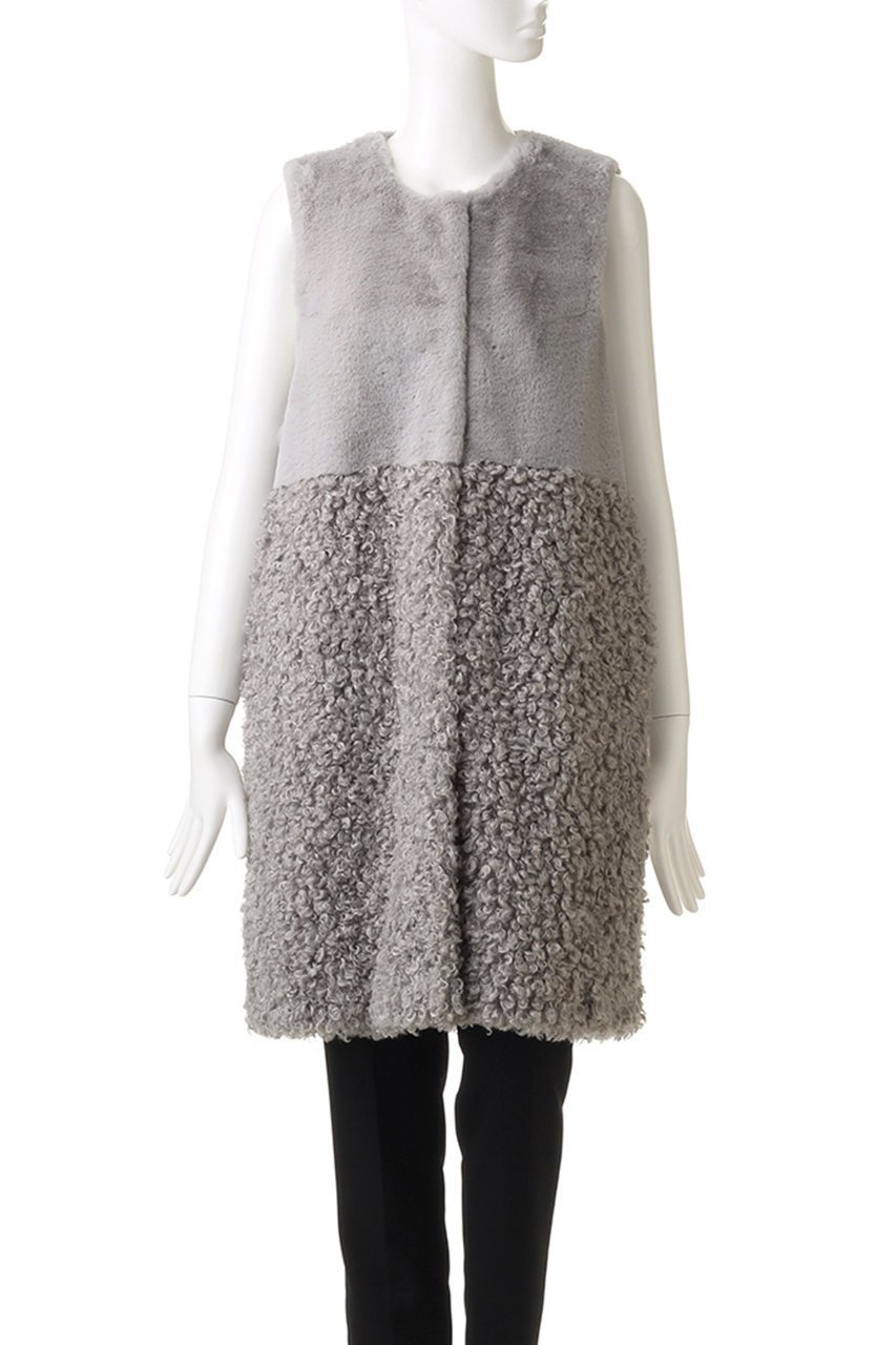 【リナージオ/LIGNAGGIO】のフェイクファー ロングジレ 人気、トレンドファッション・服の通販 founy(ファニー) 　ファッション　Fashion　レディースファッション　Fashion for Women　アウター　Coat / Outerwear Collection　レディースジャケット・軽アウター　Jackets　カットソー　Cut and Sewn Top　シンプル　Simple, Minimal　ジャケット　Jacket, Outerwear　フェイクファー　Faux Fur, Imitation Fur　ベスト　Vest, Waistcoat　リュクス　Luxury, Elegant, High-End, Chic　再入荷　Restock / Back in Stock　冬　Winter / This Winter　秋　Autumn　A/W・秋冬　Autumn/Winter　other-2|ID: prp329100004655028 ipo3291000000033662089