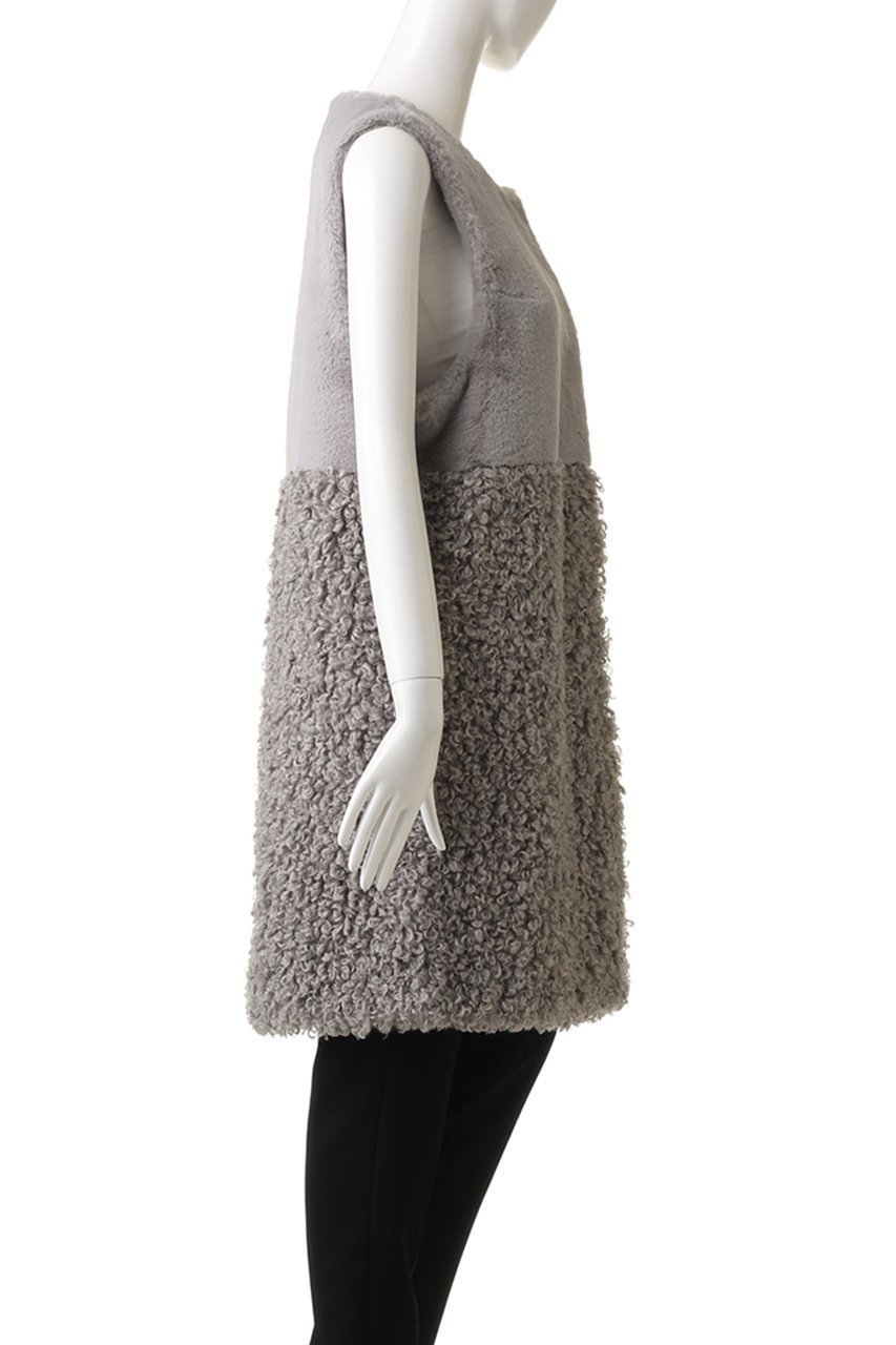 【リナージオ/LIGNAGGIO】のフェイクファー ロングジレ 人気、トレンドファッション・服の通販 founy(ファニー) 　ファッション　Fashion　レディースファッション　Fashion for Women　アウター　Coat / Outerwear Collection　レディースジャケット・軽アウター　Jackets　カットソー　Cut and Sewn Top　シンプル　Simple, Minimal　ジャケット　Jacket, Outerwear　フェイクファー　Faux Fur, Imitation Fur　ベスト　Vest, Waistcoat　リュクス　Luxury, Elegant, High-End, Chic　再入荷　Restock / Back in Stock　冬　Winter / This Winter　秋　Autumn　A/W・秋冬　Autumn/Winter　other-3|ID: prp329100004655028 ipo3291000000033662090