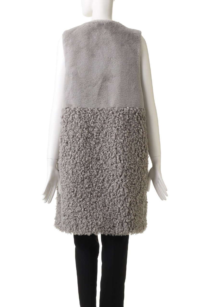 【リナージオ/LIGNAGGIO】のフェイクファー ロングジレ 人気、トレンドファッション・服の通販 founy(ファニー) 　ファッション　Fashion　レディースファッション　Fashion for Women　アウター　Coat / Outerwear Collection　レディースジャケット・軽アウター　Jackets　カットソー　Cut and Sewn Top　シンプル　Simple, Minimal　ジャケット　Jacket, Outerwear　フェイクファー　Faux Fur, Imitation Fur　ベスト　Vest, Waistcoat　リュクス　Luxury, Elegant, High-End, Chic　再入荷　Restock / Back in Stock　冬　Winter / This Winter　秋　Autumn　A/W・秋冬　Autumn/Winter　other-4|ID: prp329100004655028 ipo3291000000033662091