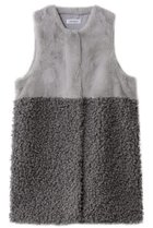 【リナージオ/LIGNAGGIO】のフェイクファー ロングジレ ダークグレー|ID:prp329100004655028