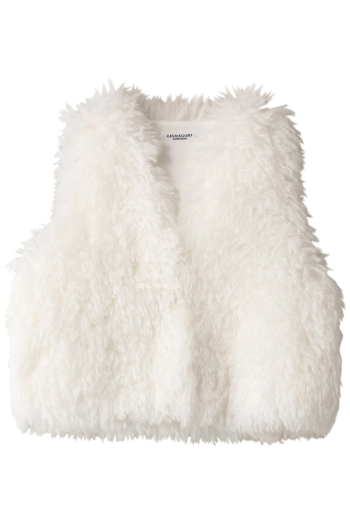 【リナージオ/LIGNAGGIO】のトスカーナラム風フェイクファー ショートジレ インテリア・キッズ・メンズ・レディースファッション・服の通販 founy(ファニー) https://founy.com/ ファッション Fashion レディースファッション Fashion for Women アウター Coat / Outerwear Collection レディースジャケット・軽アウター Jackets シンプル Simple, Minimal ジャケット Jacket, Outerwear パーティ Party, Party Style フェイクファー Faux Fur, Imitation Fur ベスト Vest, Waistcoat A/W・秋冬 Autumn/Winter |ID: prp329100004655029 ipo3291000000033662098