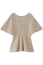 【スタニングルアー/STUNNING LURE】のrウエストポイントニット ベージュ|ID:prp329100004655030