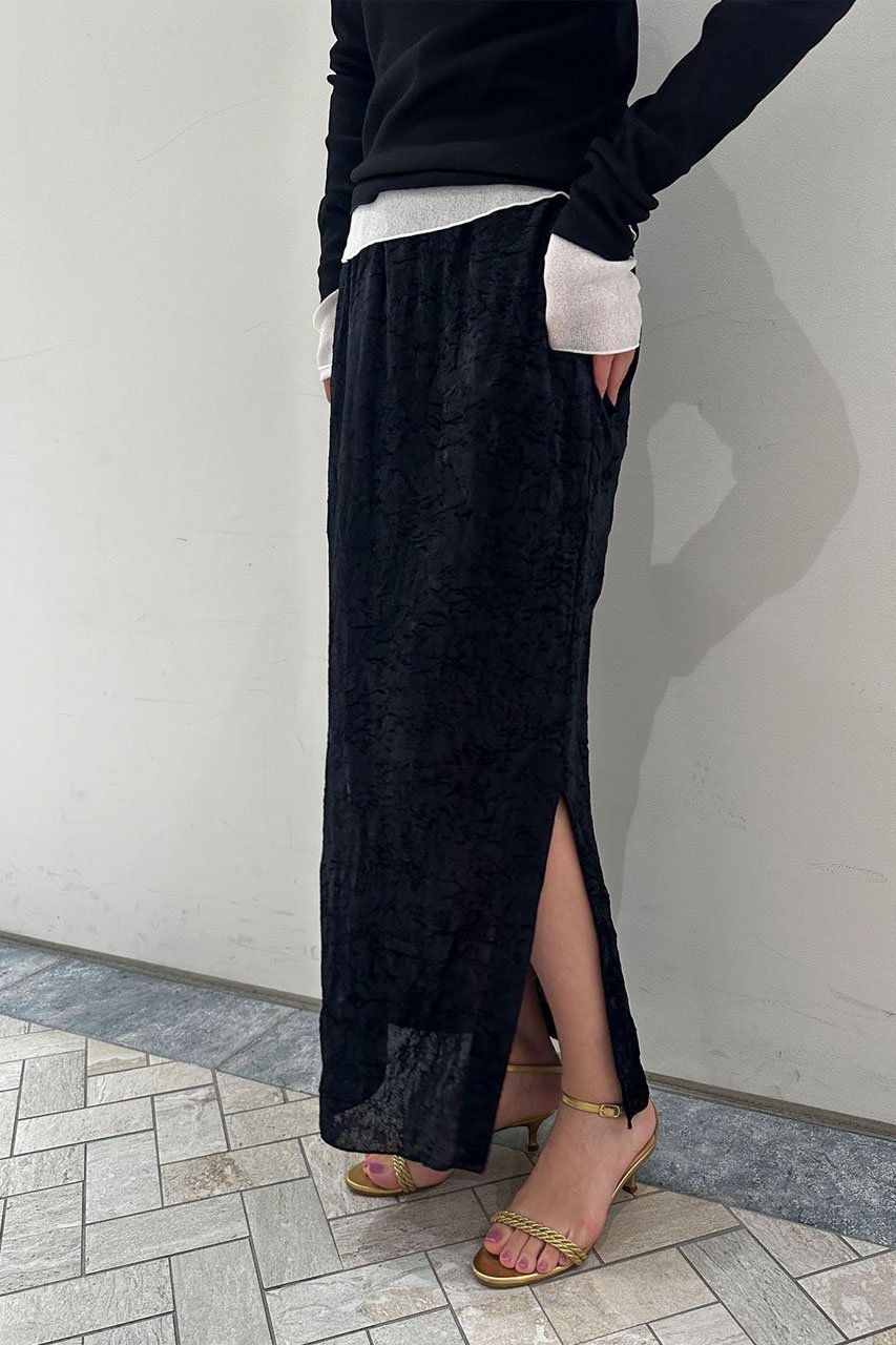 【スタニングルアー/STUNNING LURE】のフロッキーベロアスカート 人気、トレンドファッション・服の通販 founy(ファニー) ファッション Fashion レディースファッション Fashion for Women スカート Skirts ロングスカート Long Skirts / Maxi & Midi Skirts シアー Sheer, See-Through ロング Long, Long-Length A/W・秋冬 Autumn/Winter other-7|ID: prp329100004655035 ipo3291000000033886496