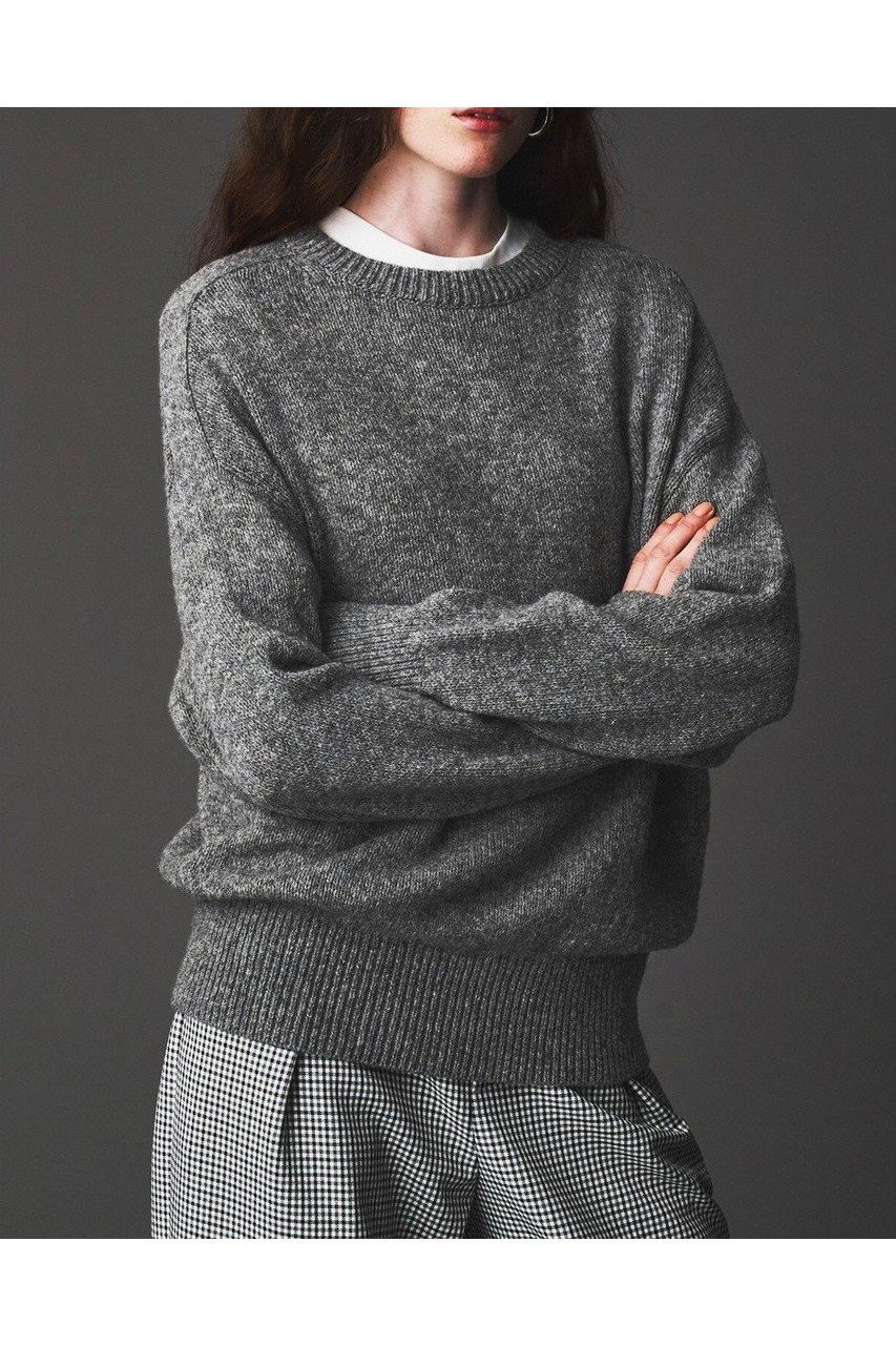 【オブリオ/AUBRIOT】のイタリアンウールセーター 人気、トレンドファッション・服の通販 founy(ファニー) 　ファッション　Fashion　レディースファッション　Fashion for Women　トップス・カットソー　Cut & Sew Tops　ニット　Knit Tops & Sweaters　カジュアルプルオーバー・ニットトップス　Pullovers & Knit Tops / Casual Pullovers　2025年　2025　2025-2026秋冬・A/W　Autumn/Winter 2025–26 AW25–26　イタリア　Italy　セーター　Sweater, Knitwear　リラックス　Relax, Relaxed Fit　A/W・秋冬　Autumn/Winter　 other-1|ID: prp329100004655043 ipo3291000000033662235
