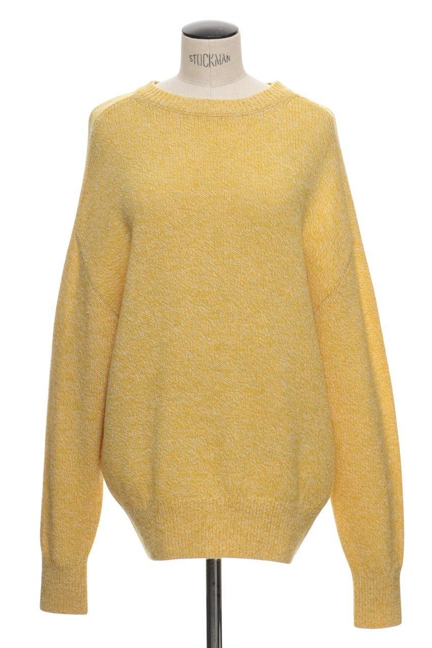 【オブリオ/AUBRIOT】のイタリアンウールセーター インテリア・キッズ・メンズ・レディースファッション・服の通販 founy(ファニー) 　ファッション　Fashion　レディースファッション　Fashion for Women　トップス・カットソー　Cut & Sew Tops　ニット　Knit Tops & Sweaters　カジュアルプルオーバー・ニットトップス　Pullovers & Knit Tops / Casual Pullovers　2025年　2025　2025-2026秋冬・A/W　Autumn/Winter 2025–26 AW25–26　イタリア　Italy　セーター　Sweater, Knitwear　リラックス　Relax, Relaxed Fit　A/W・秋冬　Autumn/Winter　イエロー|ID: prp329100004655043 ipo3291000000033662240