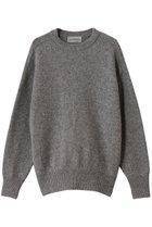 【オブリオ/AUBRIOT】のイタリアンウールセーター チャコールグレー|ID: prp329100004655043 ipo3291000000035817622