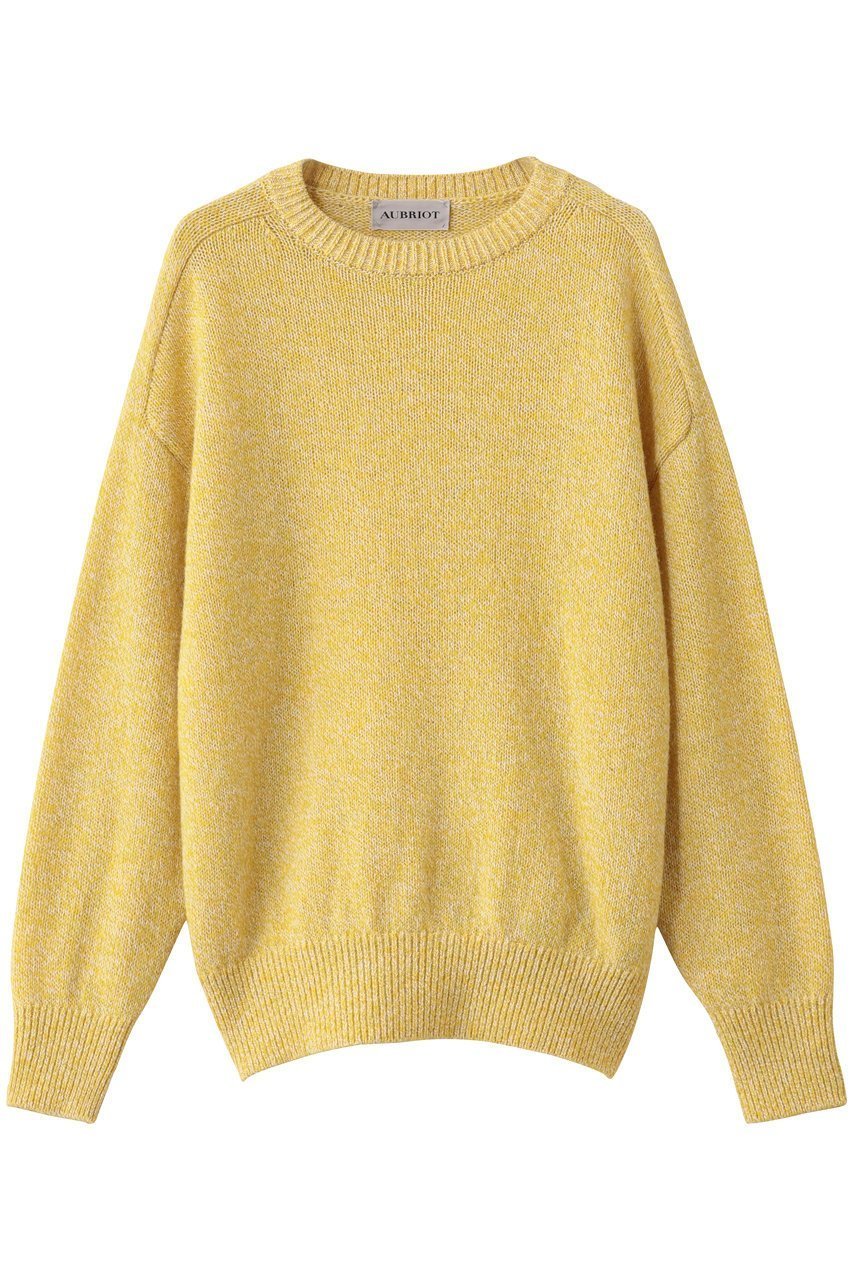 【オブリオ/AUBRIOT】のイタリアンウールセーター インテリア・キッズ・メンズ・レディースファッション・服の通販 founy(ファニー) ファッション Fashion レディースファッション Fashion for Women トップス・カットソー Cut & Sew Tops ニット Knit Tops & Sweaters カジュアルプルオーバー・ニットトップス Pullovers & Knit Tops / Casual Pullovers イタリア Italy セーター Sweater, Knitwear リラックス Relax, Relaxed Fit イエロー|ID: prp329100004655043 ipo3291000000035817626