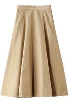 【オブリオ/AUBRIOT】のツイルフレアスカート ゴールド|ID: prp329100004655044 ipo3291000000035817639