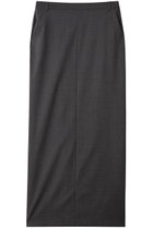 【オブリオ/AUBRIOT】のウーステッド ペンシルスカート チャコールグレー|ID: prp329100004655046 ipo3291000000036126733