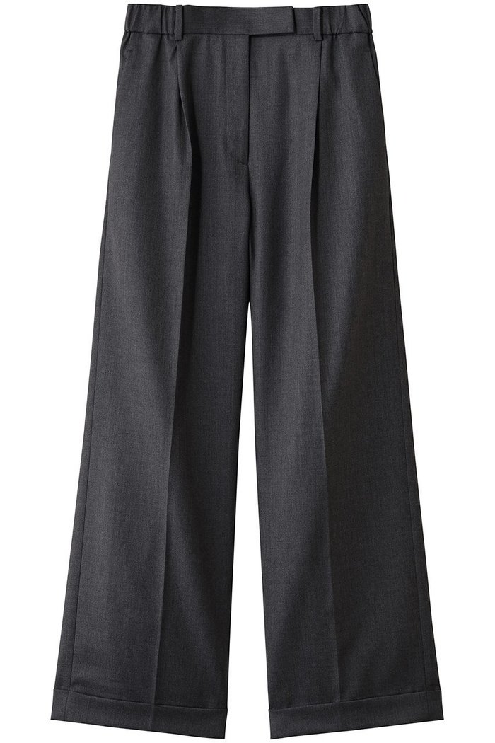 【エブール/ebure】のソフトギャバジン ワイドパンツ インテリア・キッズ・メンズ・レディースファッション・服の通販 founy(ファニー) https://founy.com/ ファッション Fashion レディースファッション Fashion for Women パンツ Pants & Trousers シンプル Simple, Minimal ダブル Double, Double-Breasted ワイド Wide, Wide Fit エレガント 上品 Elegant 再入荷 Restock / Back in Stock |ID: prp329100004655047 ipo3291000000035425864