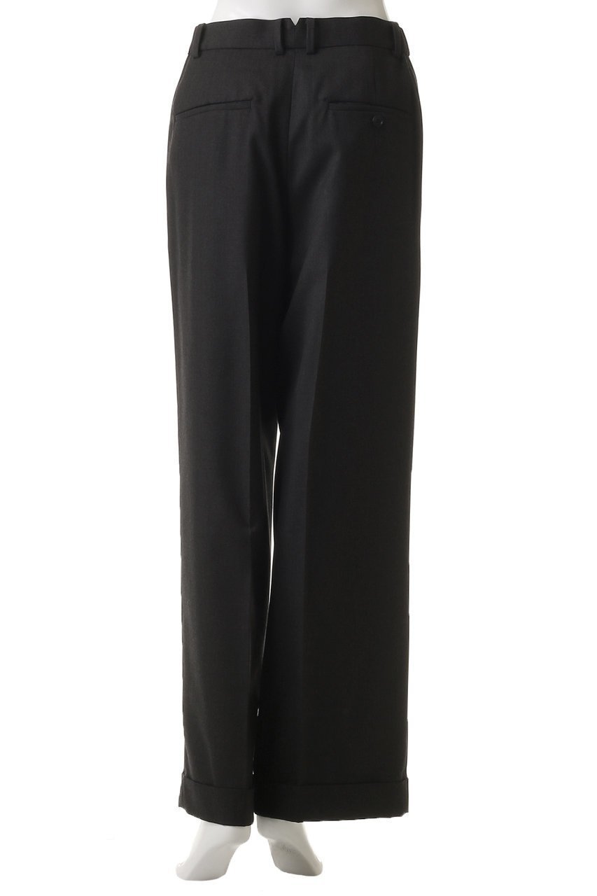 【エブール/ebure】のソフトギャバジン ワイドパンツ 人気、トレンドファッション・服の通販 founy(ファニー) 　ファッション　Fashion　レディースファッション　Fashion for Women　パンツ　Pants & Trousers　シンプル　Simple, Minimal　ダブル　Double, Double-Breasted　ワイド　Wide, Wide Fit　エレガント 上品　Elegant　other-4|ID: prp329100004655047 ipo3291000000035817659