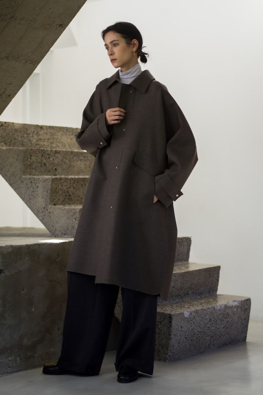 【エブール/ebure】のソフトギャバジン ワイドパンツ 人気、トレンドファッション・服の通販 founy(ファニー) 　ファッション　Fashion　レディースファッション　Fashion for Women　パンツ　Pants & Trousers　シンプル　Simple, Minimal　ダブル　Double, Double-Breasted　ワイド　Wide, Wide Fit　エレガント 上品　Elegant　other-6|ID: prp329100004655047 ipo3291000000035817665