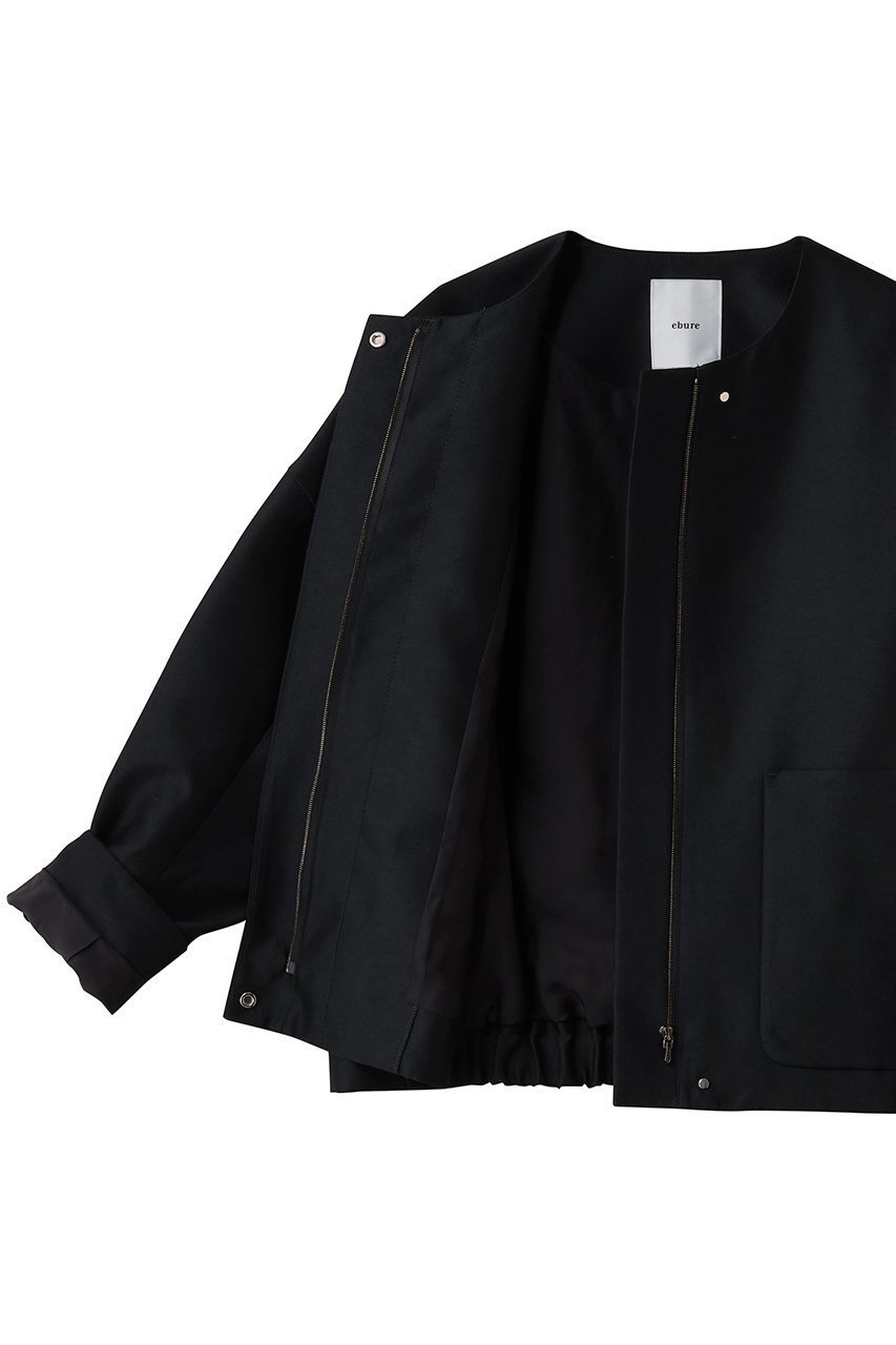 【エブール/ebure】のウールシルクコットン ノーカラーブルゾン 人気、トレンドファッション・服の通販 founy(ファニー) ファッション Fashion レディースファッション Fashion for Women アウター Coat / Outerwear Collection レディースジャケット・軽アウター Jackets ブルゾンジャケット・スポーティアウター Blouson Jackets シルク Silk, 100% Silk ジャケット Jacket, Outerwear ブルゾン Blouson, Bomber Jacket エレガント 上品 Elegant ビジネス 仕事 通勤 Business / Work / Commuting A/W・秋冬 Autumn/Winter other-6|ID: prp329100004655049 ipo3291000000036126754