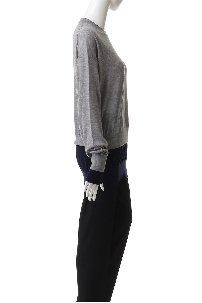 【アンスクリア/INSCRIRE】のレイヤード クルーネック プルオーバー 人気、トレンドファッション・服の通販 founy(ファニー) 　ファッション　Fashion　レディースファッション　Fashion for Women　トップス・カットソー　Cut & Sew Tops　ニット　Knit Tops & Sweaters　カジュアルプルオーバー・ニットトップス　Pullovers & Knit Tops / Casual Pullovers　シンプル　Simple, Minimal　バランス　Balance, Style Balance　other-3|ID: prp329100004655055 ipo3291000000036126765