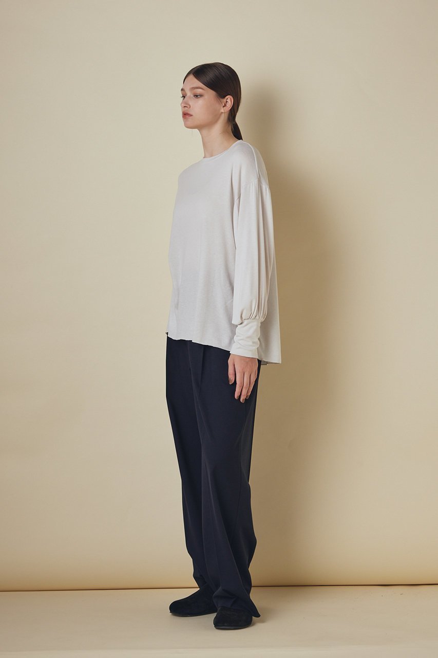 【フローレント/FLORENT】のベア天竺 ニット クルーネック プルオーバー 人気、トレンドファッション・服の通販 founy(ファニー) 　ファッション　Fashion　レディースファッション　Fashion for Women　トップス・カットソー　Cut & Sew Tops　ニット　Knit Tops & Sweaters　カジュアルプルオーバー・ニットトップス　Pullovers & Knit Tops / Casual Pullovers　アクリル　Acrylic Material　キャミソール　Camisole, Spaghetti Strap Top　シアー　Sheer, See-Through　シンプル　Simple, Minimal　ベスト　Vest, Waistcoat　秋　Autumn　other-6|ID: prp329100004655057 ipo3291000000033994817